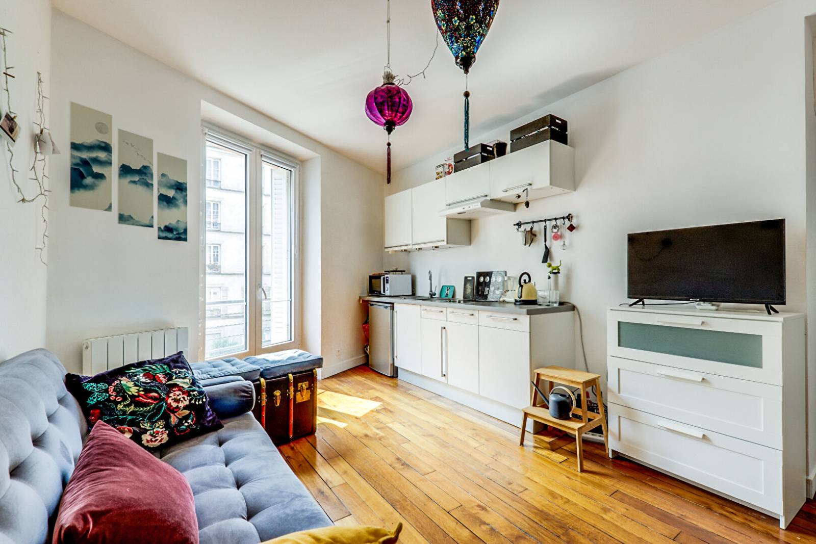 immobilier Paris 13ème. Appartement vendu au 12 rue de Patay, 75013 Paris - Appartement 2 pièces avec organisation optimisée