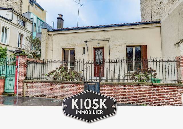 Maison de caractère à rénover – Adresse d’exception face aux ateliers de Giacometti, Paris 14e