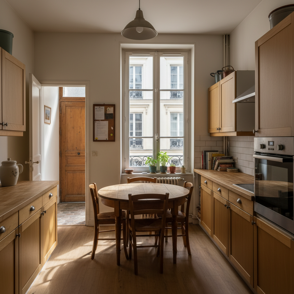Appartement avec cuisine séparée, cave et gardienne disponible pour achat au cœur de la Butte aux Cailles Paris 75013
