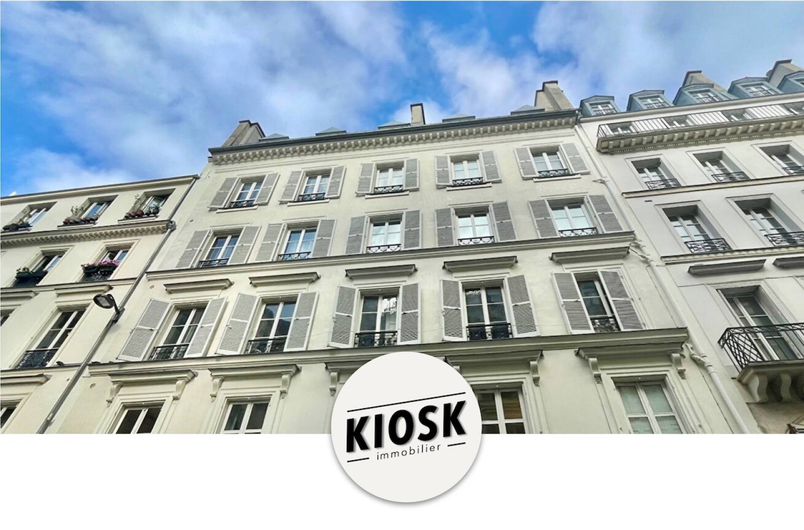 Vente immobilière d'un Studio de Charme à Paris 9ème, Rue Bleue