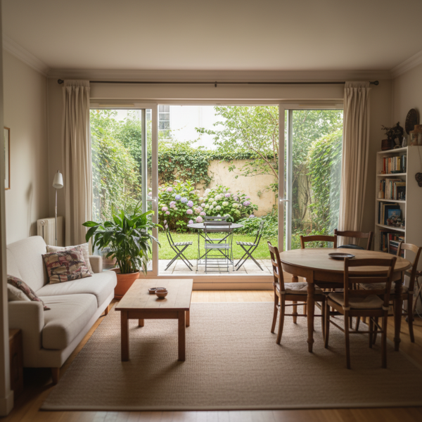 Appartement rez-de-jardin calme, proche écoles, avec jardin privatif, à découvrir quartier Monge Paris 5e