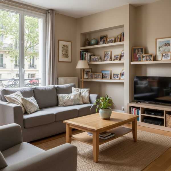Vente appartement avec ascenseur aux Gobelins Paris 13ème :  cuisine intégrée et WC séparés dans un quartier calme familial
